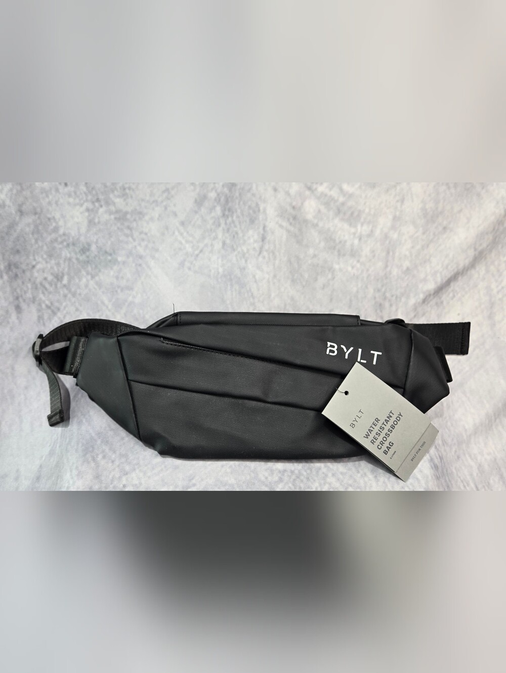 BYLT Basics Black Quilted Waist Crossbody